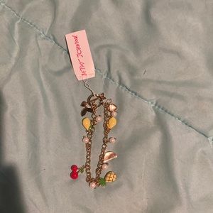 Betsey Johnson charm bracelet